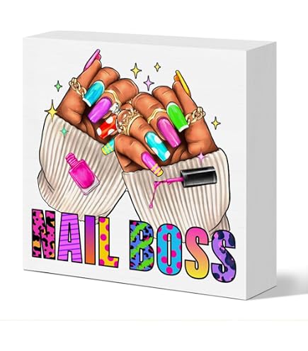 PeaceLoveNail Geschenkset Für Nageldesigner – XL Make-up-Tasche Aus Baumwolle, Mit Reißverschluss & Quaste