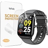 Frgnie Screen Protector Designed for PEFUPEW P114 Smart Watch 1.85”, Soft HD Clear TPU Film Designed for paybay CASCHO P125 Smartwatch