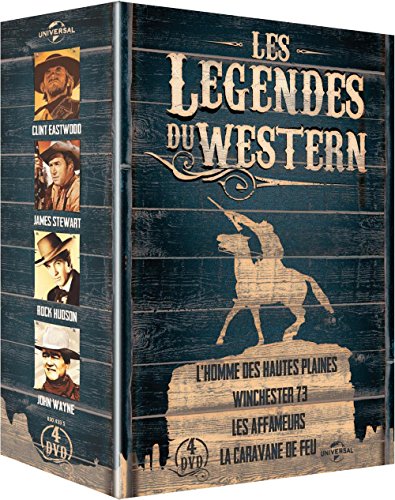 Les Légendes Du Western : L'homme Des Hautes Plaines + Winchester 73 + Les Affameurs + La Caravane De Feu - Pack