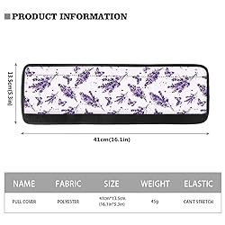 ASQVTIFE Lavender Refrigerator Handle Covers Set of