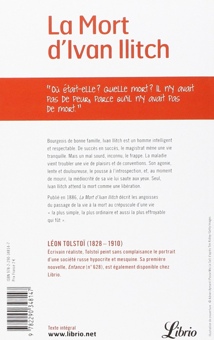 La Mort D Ivan Ilitch Amazon De Tolstoi Leon Fremdsprachige Bucher