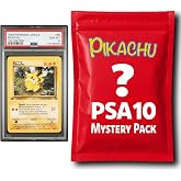 Pikachu PSA 10 Graded PKM Card Mystery Pack Trading Card Game