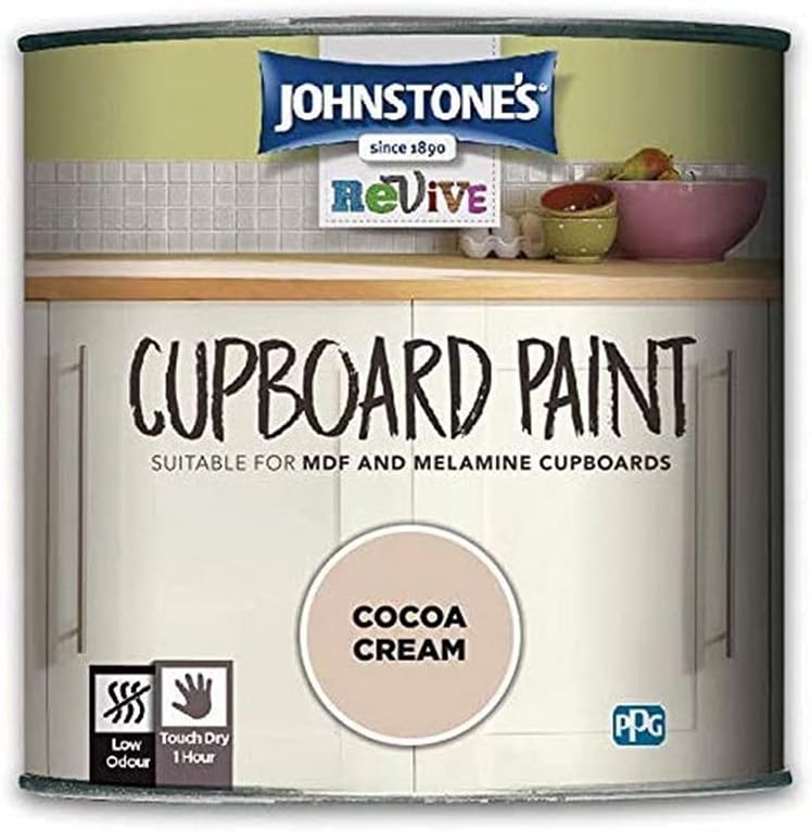 Johnstone's Cupboard Paint Cocoa Cream 750 ml Revive Kitchen