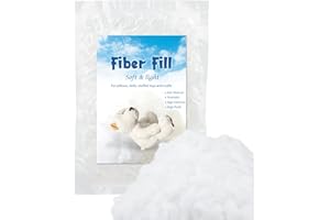 Jmuiiu 1.8oz Polyester Fill, Premium Polyester Fiberfill, Recycled Polyester Fiber, Stuffing for Stuffed Animals, High Resilience Stuffing Fluff Fiberfill for Filling, Animals Dolls DlY