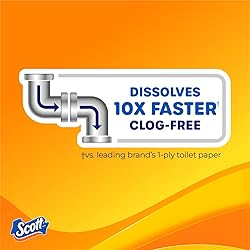 Scott ComfortPlus Toilet Paper with Soft Lavender
