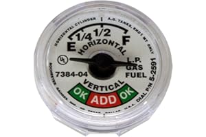 Manchester 5714S02591 7384-04 5-2591 Snap in Propane Sight Gauge Dial Fuel Level