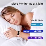 Runlio Fitness Tracker Sleep Monitor Step Calorie Counter IP67 Waterproof Watch view 5