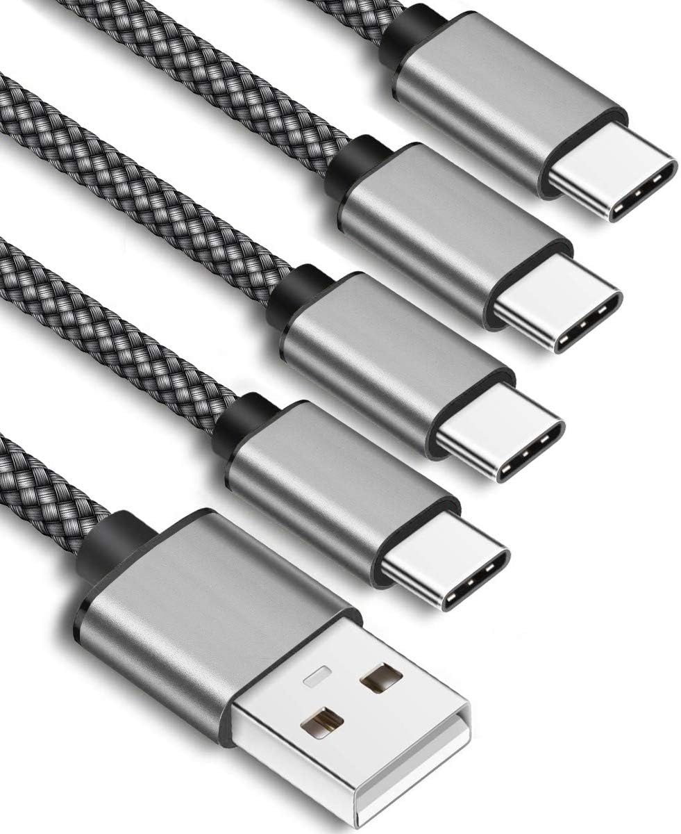 Typ C Schnellladekabel 3,1 A (4 Stück/3,3 ft), Smartilike USB C ...