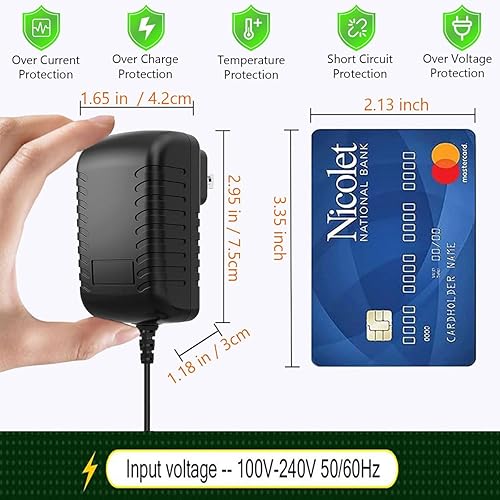 Charger Amazon Echo Dot Cord 15W Alexa Power Cord Compatible With