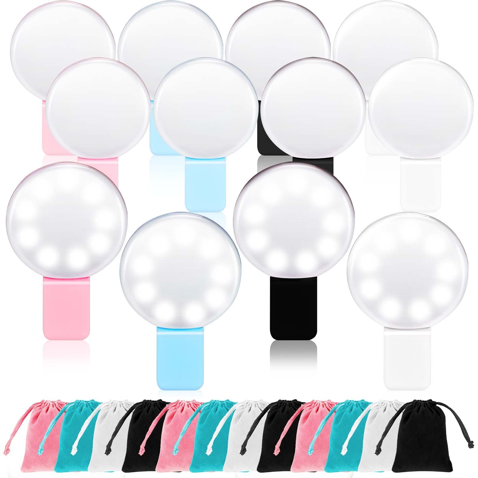 Photo 1 of 12 Pack Rechargeable Nurse Light Clip-on for Clothing, Badge, and Pocket - Hands-Free Grip With Keychain Light for Nursing Accessories at Work