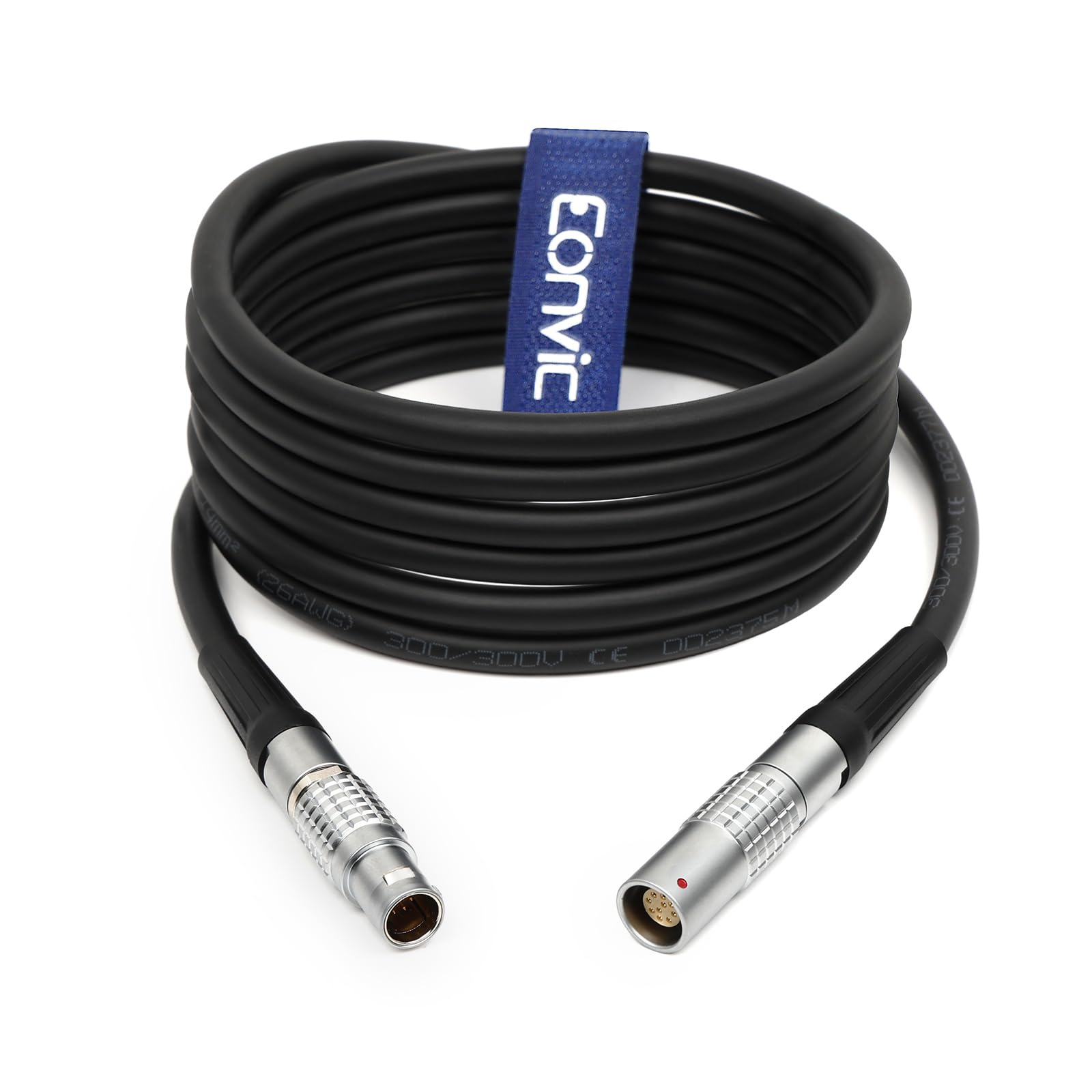 Eonvic B&K Type 2250 1B 10 Pin Female to 10 Pin Male Microphone Preamplifier Cable