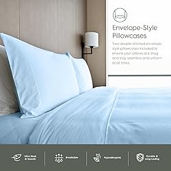 Tafts King Sheets Set, Pure 100% Viscose derived