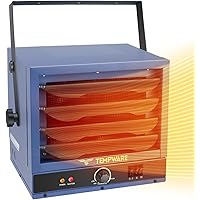 TEMPWARE Electric Garage Heater, 5000-Watt Ceiling Mount Shop Heater with 3 Heat Levels, 240-Volt Hardwired Fan-Forced Indust