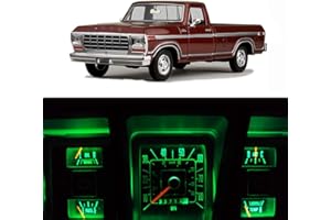 WLJH Super Bright Green Lights Instrument Cluster Panel Gauge Backlighting Indicator Lamp Bulb Full Led Dash Light Kit For Fo
