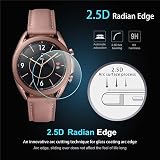 Diruite 5 Pack Samsung Galaxy Watch 3 41mm Screen Protector Tempered Glass view 7