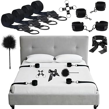 sex bonding toys Interchangeable 8-Piece Metal Bondage Sex Toy Kit main image 0