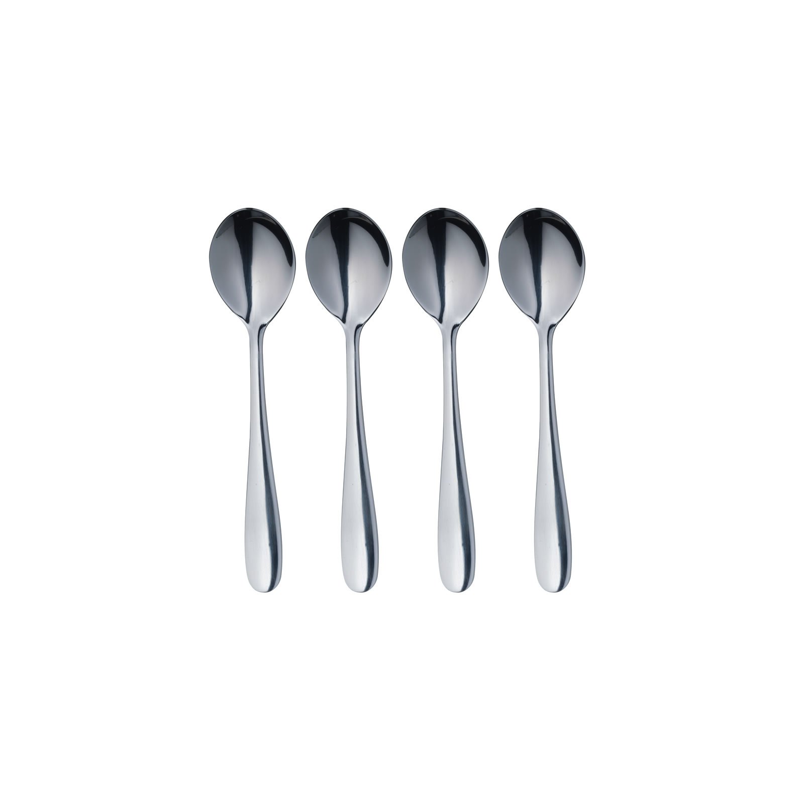 MasterClass Stainless Steel Egg Spoons, 12 cm (4.5") (Set of 4)
