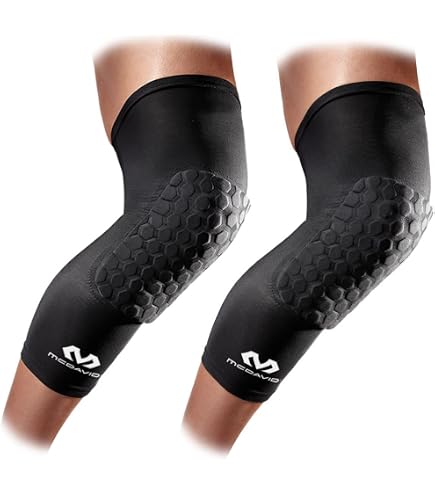Genouillères De Compression Longues - 1 Paire - Sport - Antichoc - Chaud - Taille L/XL