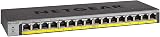 NETGEAR GS116LP 16-Port PoE Gigabit Switch Unmanaged 76W Desktop/Wall/Rack