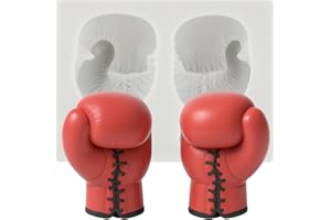 QDMOLDS Boxing Glove Candy Silicone Molds for Cake Decoration Cupcake Toppers Fondant Chocolate Gum Paste Polymer Clay