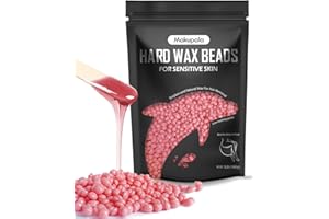 Makupala Unscented Hard Wax Beads Bulk, 3lb Unscented Spa Waxing Beads for Sensitive Skin, Brazilian Waxing, Body, Bikini, Back, Leg, Underarms, Facial, Coarse Hair Removal, Natural Wax beans Refill