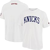 Ultra Game Men's NBA Official Embroidered Letters Super Soft T-Shirt