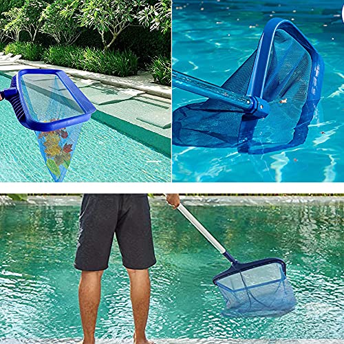 Avalution Pool Skimmer Net Upgraded Reinforced Frame with High Capacity Leaf Skimme Deep Rake