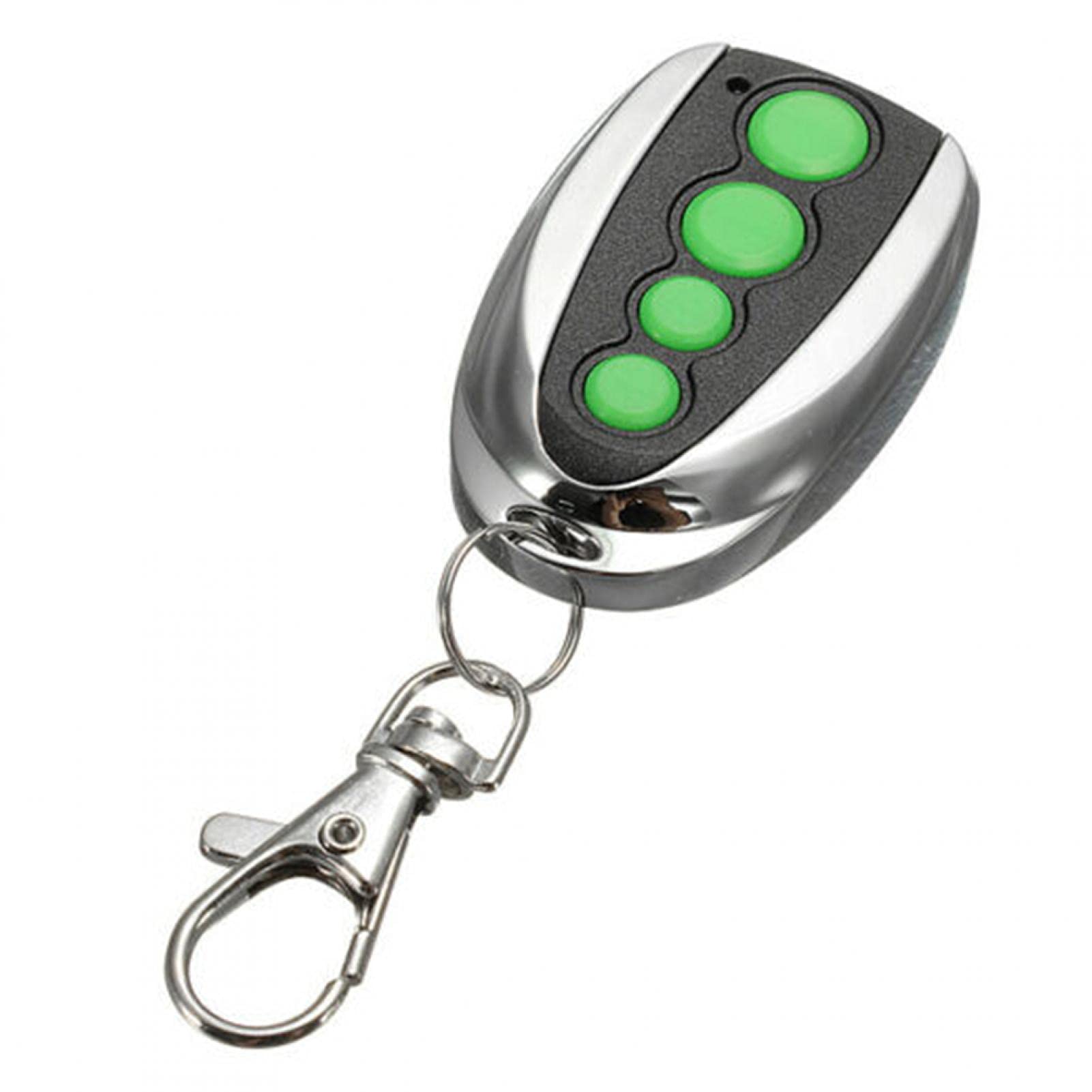 GeKLok Garage Door Remote Controller, 433.92MHz 4 Buttons Home Rolling Code Garage Remote Controller Keychain Door Opener for Merlin M842(Black+Green)