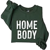 TONGCHEN Home Body Sweatshirt Homebody Sweatshirts for Women Long Sleeve Casual Pullover