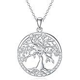 WTYIM 1CT Heart-cut Moissanite Tree of Life Necklace for Women, 18K Gold Plated Sterling Silver Moissanite Diamond Tree of Life Mom Mother 1/2 Child Necklace Christmas Gifts for Mom Her Grandma Wife,18+2 Inch