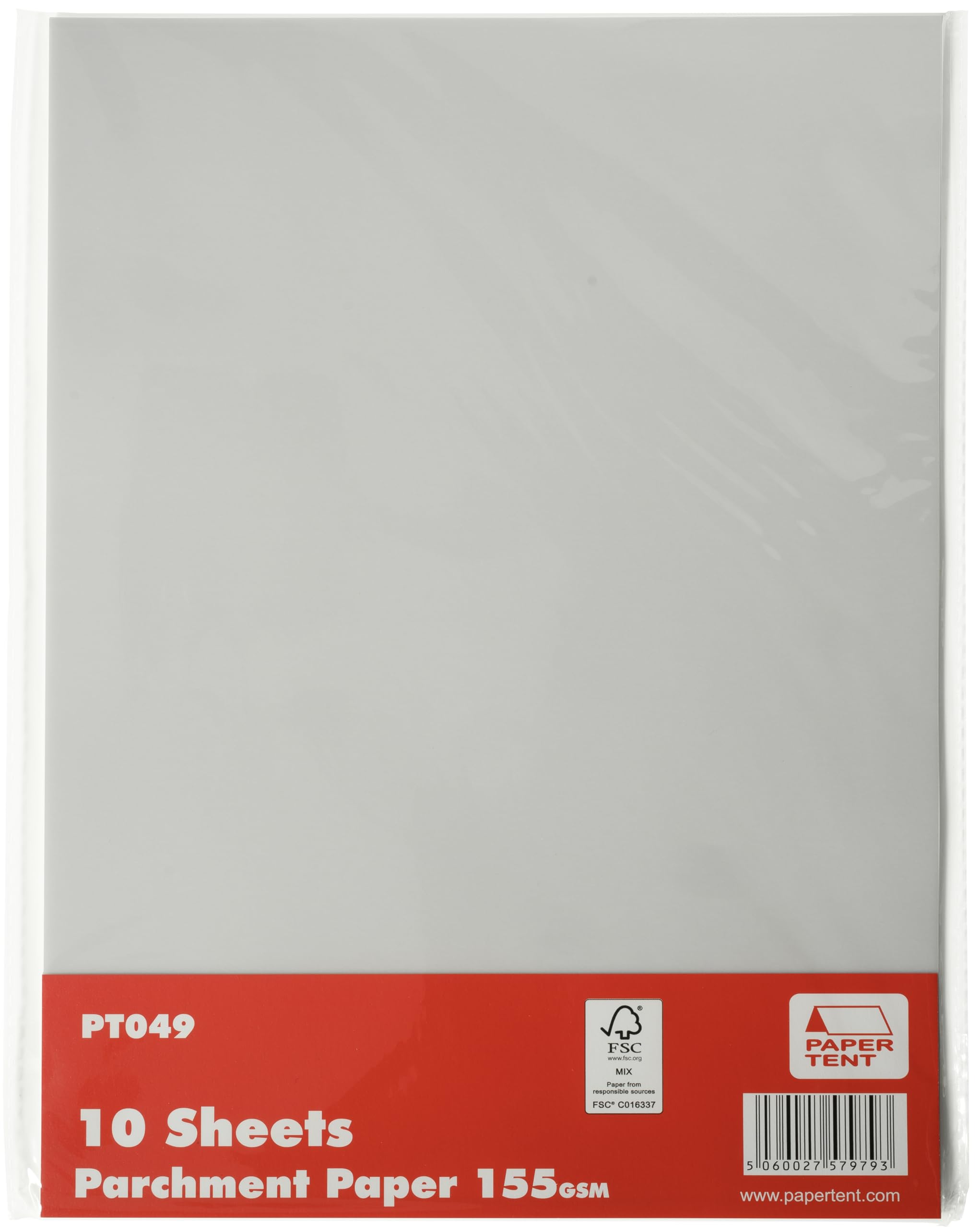 Papertent FSC A4 Parchment Paper 155gsm, 50 Sheets per Pack
