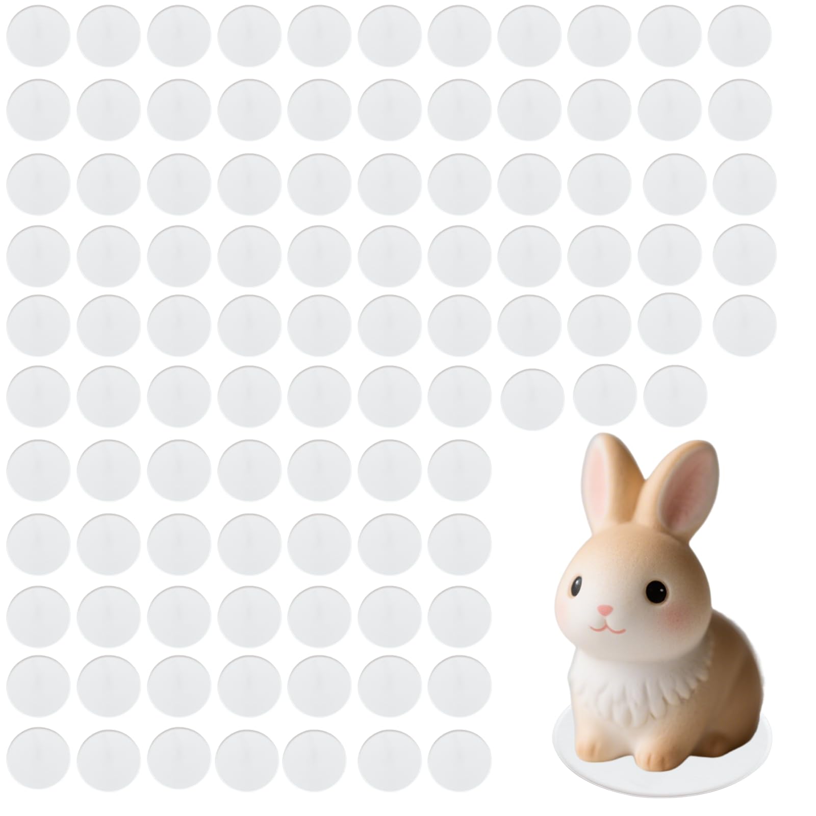 BMYUK 100 PCS 25mm Clear Circles Acrylic Sheet Mini Round Bases Model Miniatures Painting Figures Tabletop Games War gaming Hobby 2mm thick