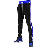 SCREENSHOT-Track Pants Basic Mens Premium Slim Fit Athletic Fitness Fashion Urban Lifestyle Streetwear Bottoms