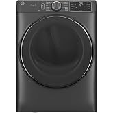 GE GFD65ESPVDS 7.8 cu.ft. Smart Front Load Electric Dryer in Carbon Graphite with Steam