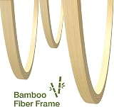 Caydo 6 Pcs Round Embroidery Hoops Bamboo Frame 10-25 cm Set view 3