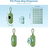 MYPIN Cat Litter Scoop with Holder and Bags 135 Count Bags Large Capacity Grey view 9