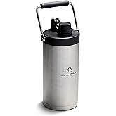 LALPHA 3.96 lbs Vacuum Insulated Ice Jug Stainless Steel, Large Capacity, Adjustable Cap, Wide Mouth, Cold Retention for Camping & Travel