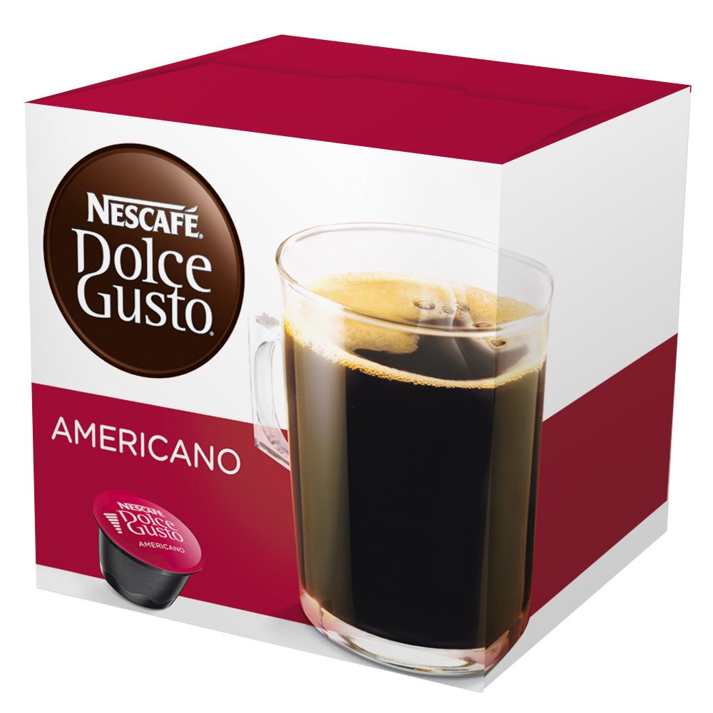 NESCAFÉ Dolce Gusto Coffee Capsules Americano Single Serve Pods, 16