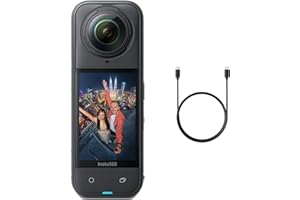 Insta360 X5 - Waterproof 8K 360° Action Camera, Leading Low Light, Invisible Selfie Stick Effect, Rugged and Replaceable Lens, 3-Hour Battery, Built-in Wind Guard, Stabilization, Triple AI Chip Design