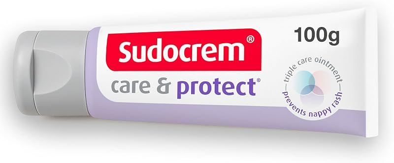 Sudocrem Care & Protect Nappy Cream 100g Hypoallergenic Triple Care