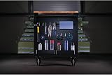 Draper BUNKER 07432 Hanging Pegboard Storage Tray Steel Matt Black view 3