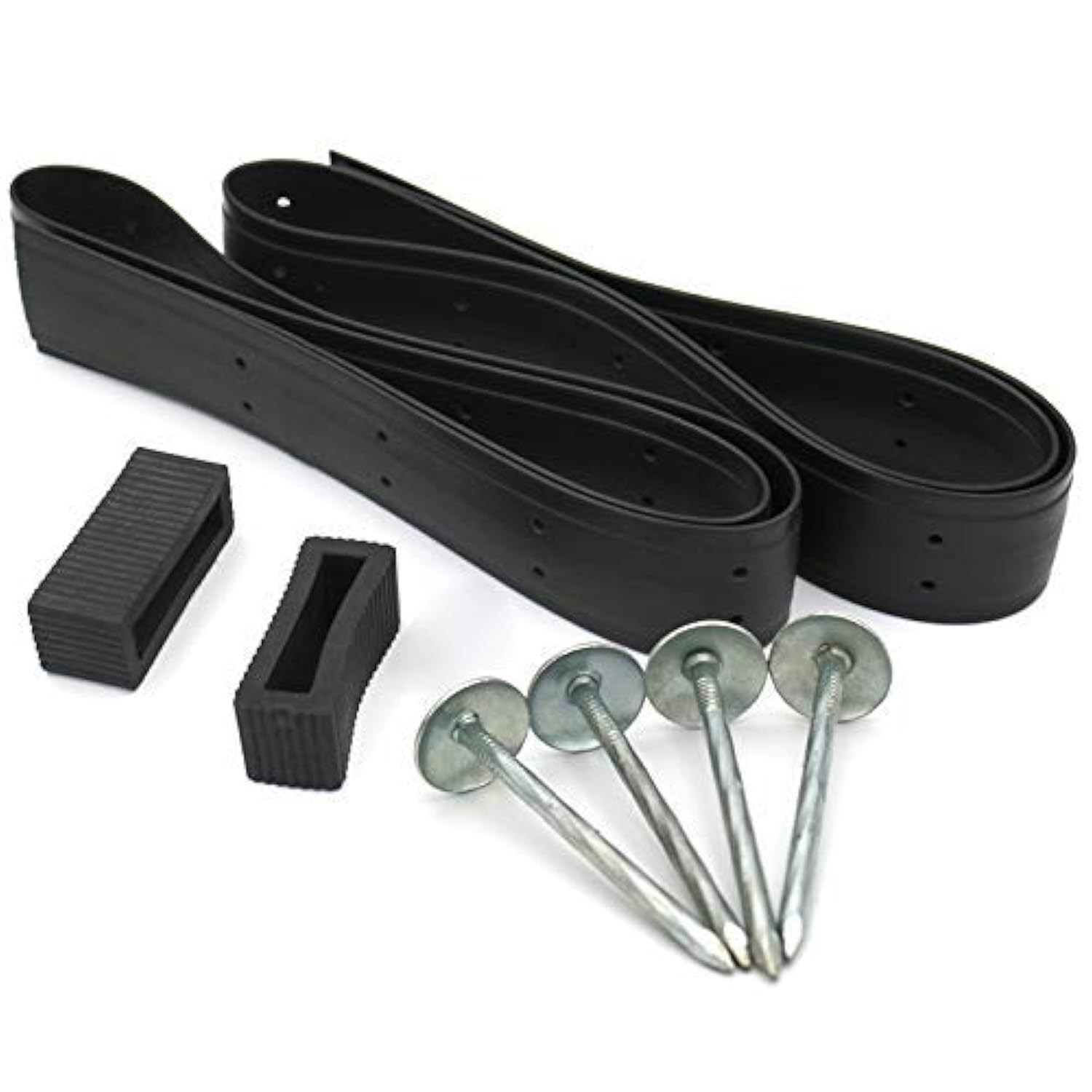 KINGLAKE 2 x 90cm Heavy Duty Adjustable Tree Ties with Buckle for Tree Shrub Support