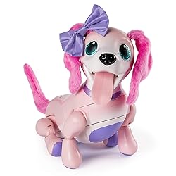 Zoomer Playful Pup Interactive Pink Robotic Dog