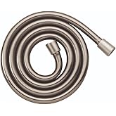 hansgrohe Techniflex Handheld Shower Replacement Shower Hose 63-inch Easy Install Modern Shower Hose in Brushed Nickel, 28276823