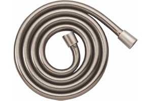 hansgrohe Techniflex Handheld Shower Replacement Shower Hose 63-inch Easy Install Modern Shower Hose in Brushed Nickel, 28276823