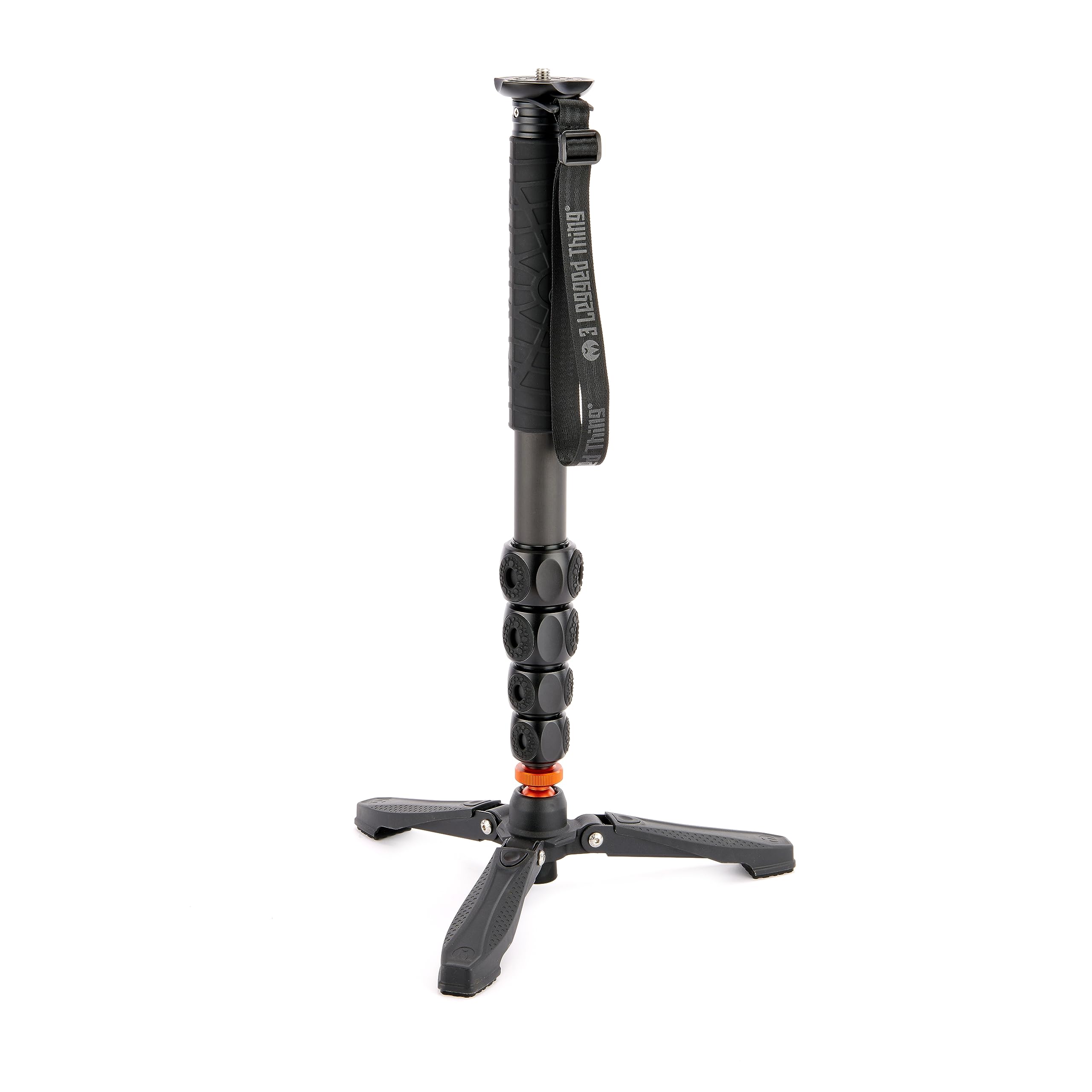 3 Legged Thing Legends Alana Carbon Fibre Monopod Kit - Travel-Friendly Camera Monopod for Professional Photographers & Videographers (ALANAKITDARK)