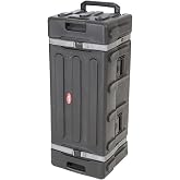 SKB 1SKB-DH4216W Large Drum Hardware Case with Handle &amp; Wheels | With Telescoping Handle &amp; Secure Cinch Straps for Stands, Accessories, Gig Transport, Touring &amp; Storage