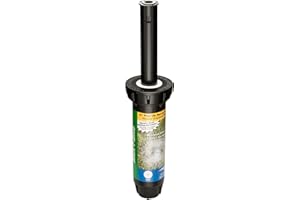 Rain Bird 1804F Professional Pop-up Sprinkler, 360° Full Circle Pattern, 8' - 15' Spray Distance, 4" Pop-up Height