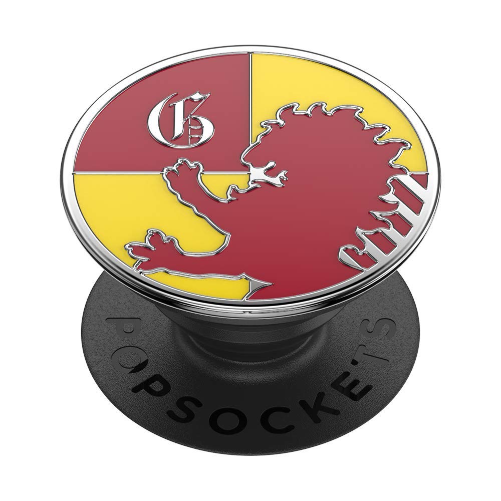 PopSockets PopGrip - Expanding Stand and Grip with a Swappable Top for Smartphones and Tablet - Enamel Gryffindor — image 1