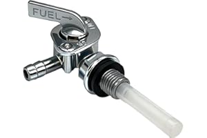 3DSKY Fuel Shut Off Valve, M10 x 1.25 Generator Gas Tank Switch Valve for Engines Compatible with Go Karts and Mini Bikes and Small Engine Gas Tanks